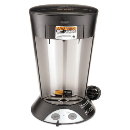 Bunn My Cafe Pourover Commercial Grade Coffee-Tea Pod Brewer, Stainless Steel, Black 35400.0003