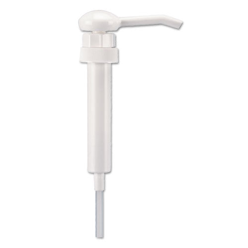 Boardwalk Siphon Pump, 1 oz-Pump, Plastic, For 1gal Bottles, White BWK00417EA