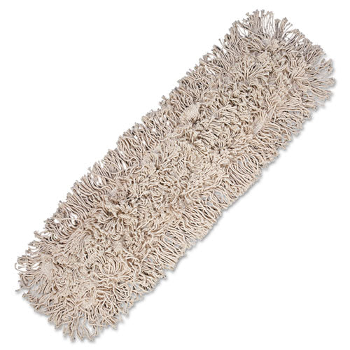 Boardwalk Mop Head, Dust, Cotton, 24 x 3, White BWK1024