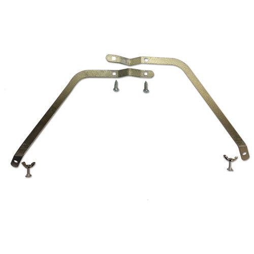 Boardwalk Metal Handle Braces, Large, Fits 24" to 48" Floor Sweeps, 0.5w x 12h BWK119