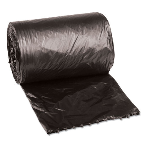 Boardwalk Low-Density Waste Can Liners, 4 gal, 0.35 mil, 17" x 17", Black, 1,000-Carton H3417RKKR01