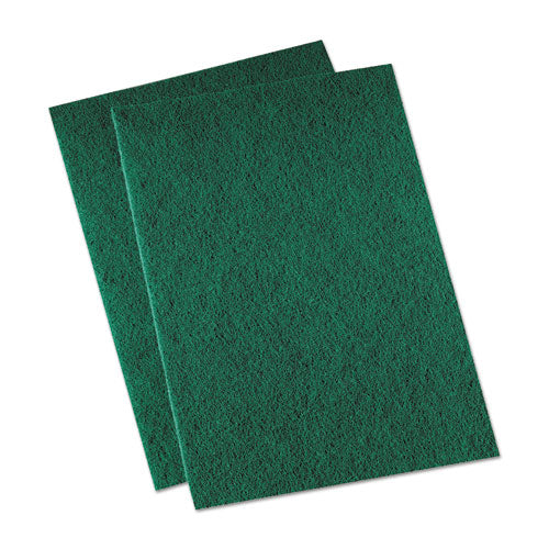 Boardwalk Medium Duty Scour Pad,  6 x 9, Green, 20-Carton 96BWK GP