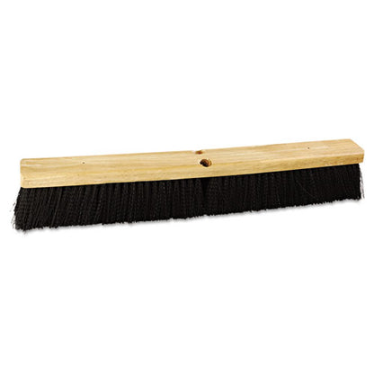 Boardwalk Floor Brush Head, 3" Black Polypropylene Bristles, 24" Brush BWK20624