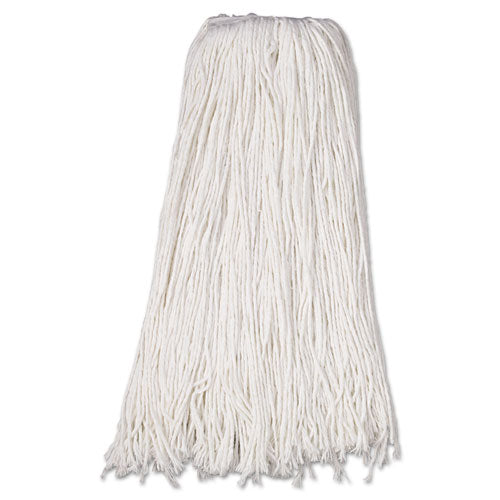 Boardwalk Mop Head, Premium Standard Head, Rayon Fiber, 32oz, White, 12-Carton BWK232R