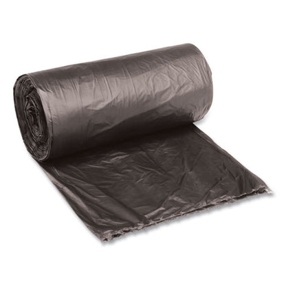 Boardwalk Low-Density Waste Can Liners, 10 gal, 0.35 mil, 24" x 23", Black, 500-Carton H4823RKKR01