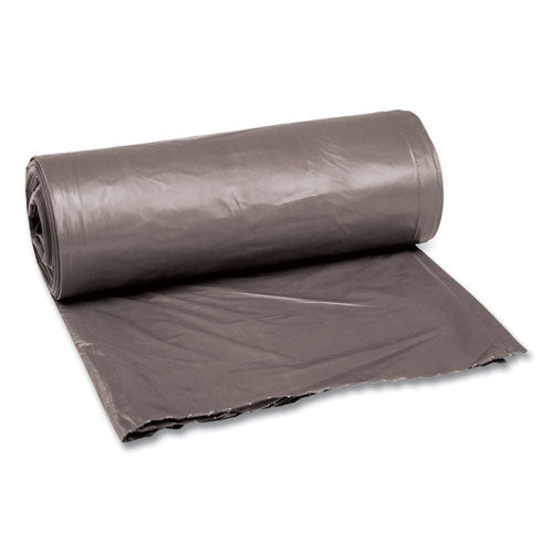 Boardwalk Low-Density Waste Can Liners, 30 gal, 0.95 mil, 30" x 36", Gray, 100-Carton H6036TGKR01