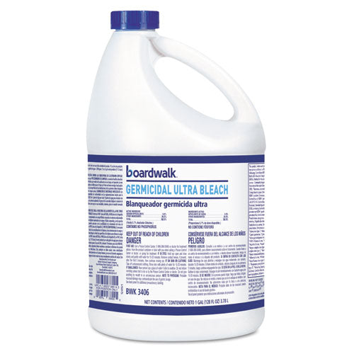 Boardwalk Ultra Germicidal Bleach, 1 gal Bottle, 6-Carton 11007195044