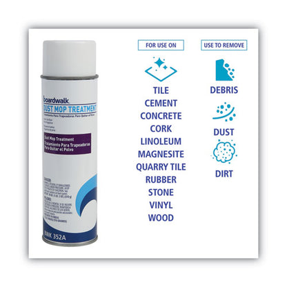 Boardwalk Dust Mop Treatment, Pine Scent, 18 oz Aerosol Spray, 12-Carton 1041289