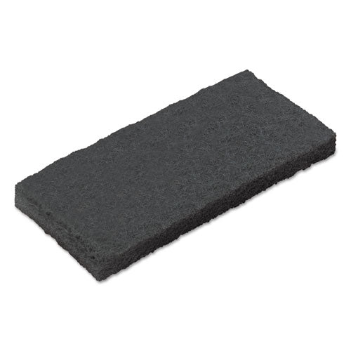 Boardwalk Medium-Duty Scour Pad, 10 x 4.63, Blue, 20-Carton BWK402