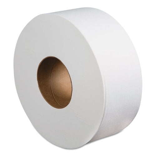 Boardwalk Jumbo Roll Bathroom Tissue, Septic Safe, 2-Ply, White, 3.4" x 1000 ft, 12 Rolls-Carton BWK410323