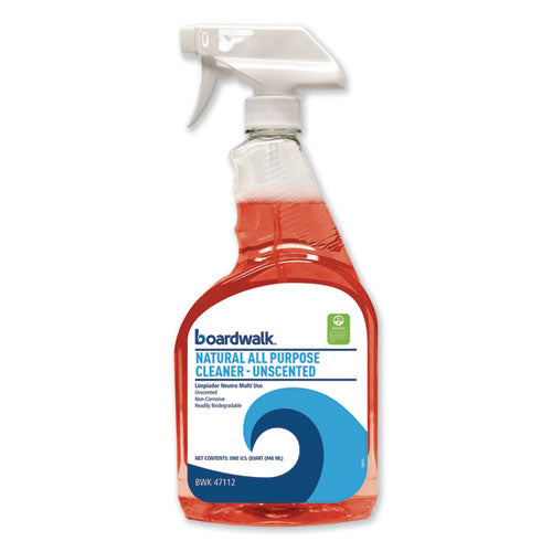 Boardwalk Natural All Purpose Cleaner, Unscented, 32 oz Spray Bottle, 12-Carton 951400-12ESSN