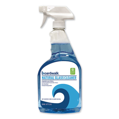 Boardwalk Natural Glass Cleaner, 32 oz Trigger Spray Bottle, 12-Carton 953100-12ESSN