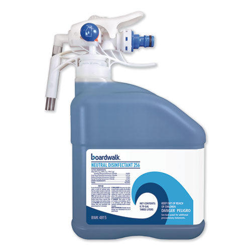 Boardwalk PDC Neutral Disinfectant, Floral Scent, 3 Liter Bottle, 2-Carton 651700-39ESSN