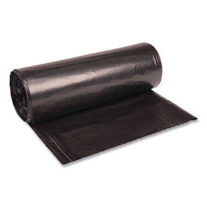 Boardwalk Low Density Repro Can Liners, 60 gal, 2 mil, 38" x 58", Black, 10 Bags-Roll, 10 Rolls-Carton BWK526