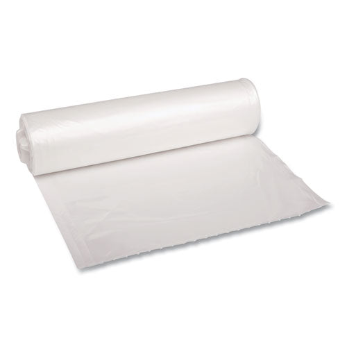 Boardwalk Low Density Repro Can Liners, 33 gal, 1.4 mil, 33" x 39", Clear, 10 Bags-Roll, 10 Rolls-Carton BWK534