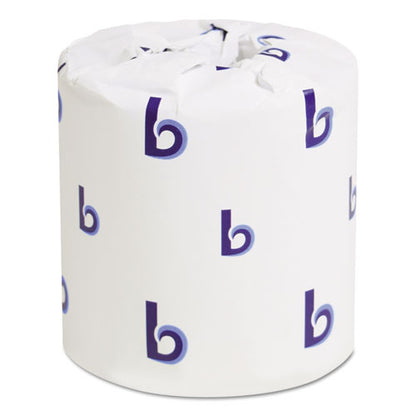 Boardwalk Bathroom Toilet Tissue Paper 2 Ply 500 Sheets White (96 Rolls) B6145
