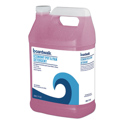 Boardwalk Industrial Strength Pot and Pan Detergent, 1 gal Bottle, 4-Carton 209800-41ESSN