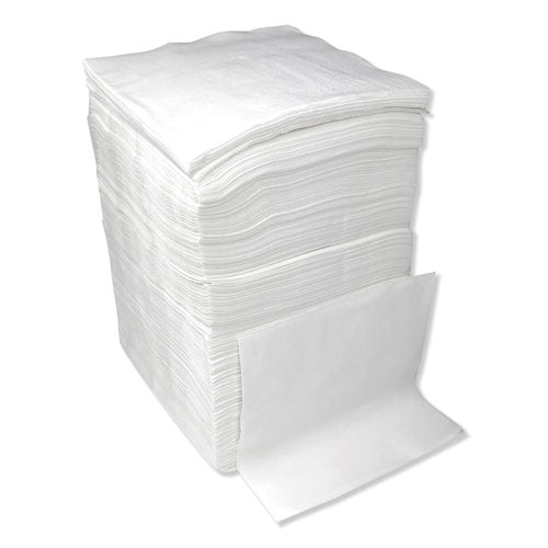 Boardwalk 1-4-Fold Lunch Napkins, 1-Ply, 12" x 12", White, 6000-Carton BWK8310