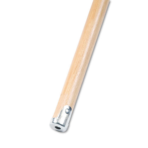 Boardwalk Lie-Flat Screw-In Mop Handle, Lacquered Wood, 1 1-8" dia. x 60"L, Natural BWK834