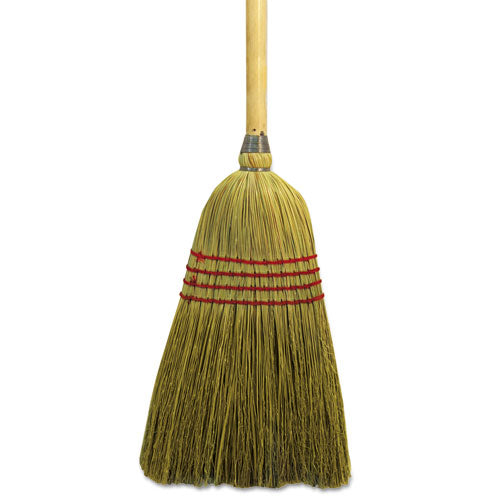 Boardwalk Mixed Fiber Maid Broom, Mixed Fiber Bristles, 55" Overall Length, Natural BWK920YEA