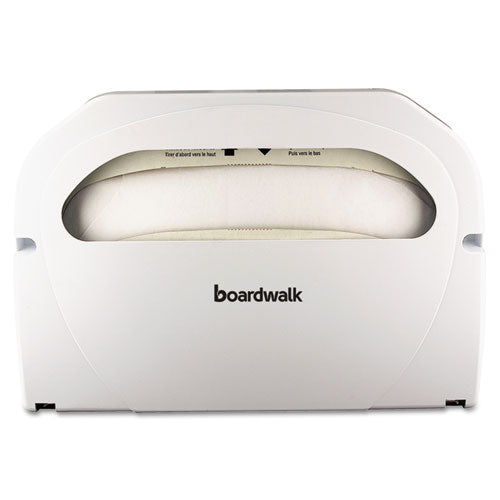 Boardwalk Toilet Seat Cover Dispenser, 16 x 3 x 11.5, White, 2-Box BWKKD100