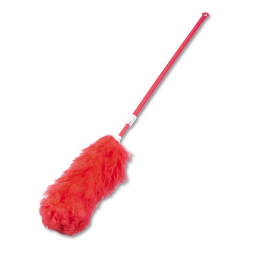 Boardwalk Lambswool Duster, Plastic Handle Extends 35" to 48" Handle, Assorted Colors BWKL3850