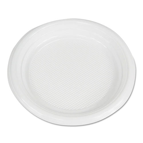 Boardwalk Hi-Impact Plastic Dinnerware, Plate, 6" dia, White, 1,000-Carton BWKPLTHIPS6WH