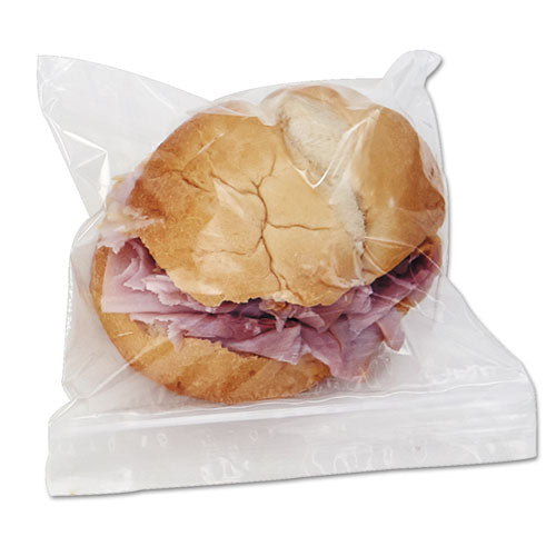 Boardwalk Reclosable Food Storage Bags, Sandwich, 1.15 mil, 6.5" x 5.89", Clear, 500-Box BWKSANDWICHBAG