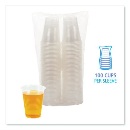 Boardwalk Translucent Plastic Cold Cups, 10 oz, Polypropylene, 100-Pack BWKTRANSCUP10PK