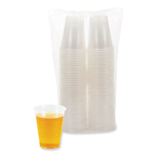 Boardwalk Translucent Plastic Cold Cups, 10 oz, Polypropylene, 100-Pack BWKTRANSCUP10PK