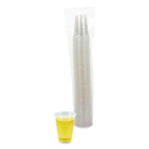 Boardwalk Translucent Plastic Cold Cups, 7 oz, Polypropylene, 100-Pack BWKTRANSCUP7PK