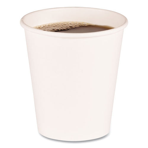 Boardwalk Paper Hot Cups, 10 oz, White, 20 Cups-Sleeve, 50 Sleeves-Carton BWKWHT10HCUP