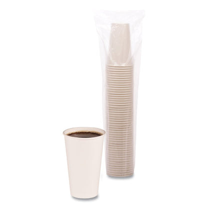 Boardwalk Paper Hot Cups, 16 oz, White, 20 Cups-Sleeve, 50 Sleeves-Carton BWKWHT16HCUP