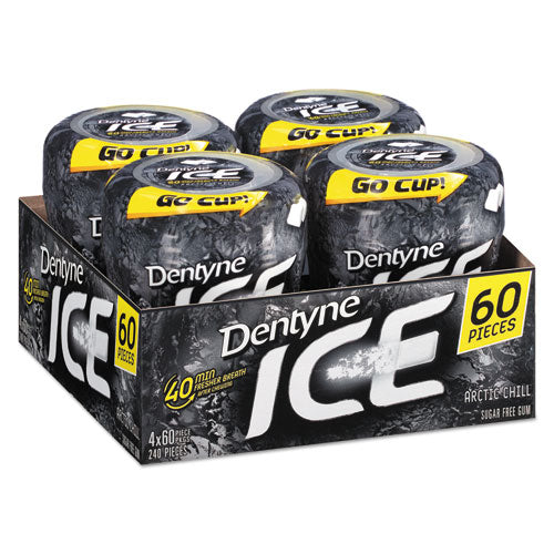 Dentyne Ice Sugarless Gum, Arctic Chill, 60 Pieces-Cup, 4 Cups-Pack 00 12546 31050 04