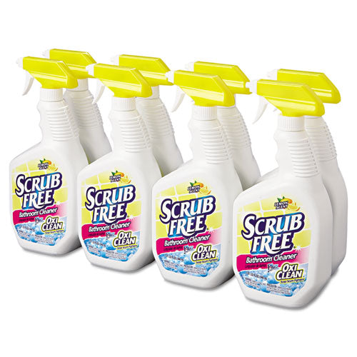 Arm & Hammer Scrub Free Soap Scum Remover, Lemon, 32 oz Spray Bottle, 8-Carton 33200-00105