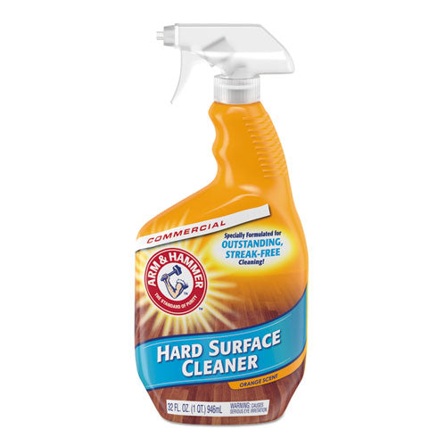 Arm & Hammer Hard Surface Cleaner, Orange Scent, 32 oz Trigger Spray Bottle, 6-CT 33200-00554