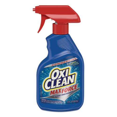 OxiClean Max Force Stain Remover, 12 oz Spray Bottle, 12-Carton 57037-00070