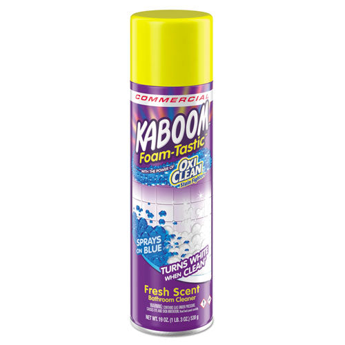Kaboom Foamtastic Bathroom Cleaner, Fresh Scent, 19 oz Spray Can, 8-Carton 57037-00071