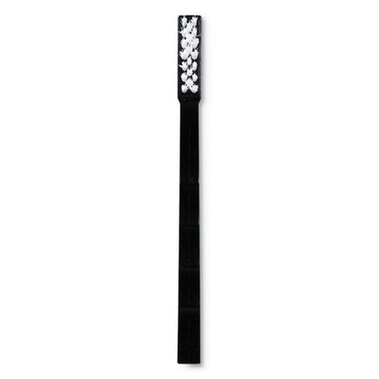Carlisle Flo-Pac Utility Toothbrush Style Maintenance Brush, Nylon, 7 1-4", Black 4067400