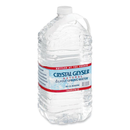 Crystal Geyser Alpine Spring Water 1 Gallon Bottle (6 Pack) 12514