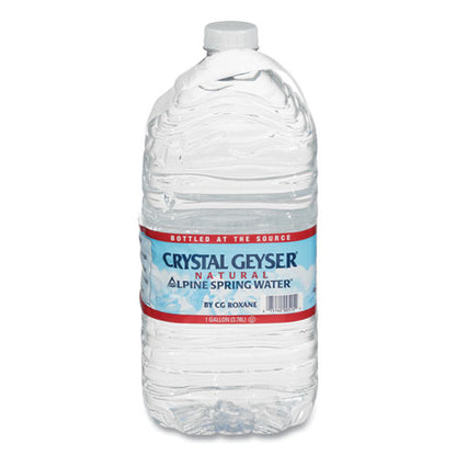Crystal Geyser Alpine Spring Water 1 Gallon Bottle (6 Pack) 12514