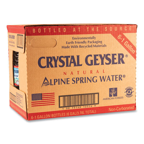 Crystal Geyser Alpine Spring Water, 1 Gal Bottle, 6-Case, 48 Cases-Pallet 12514 2