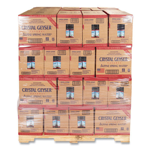 Crystal Geyser Alpine Spring Water, 1 Gal Bottle, 6-Case, 48 Cases-Pallet 12514 2