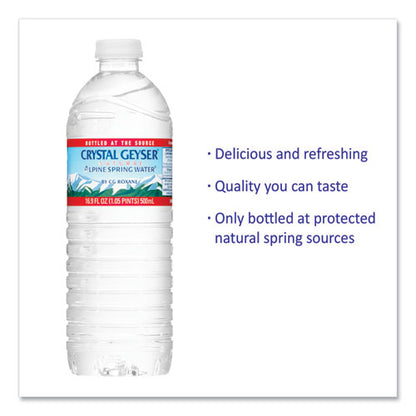 Crystal Geyser Alpine Spring Water 16.9 oz Bottle (2016 Count) 24514