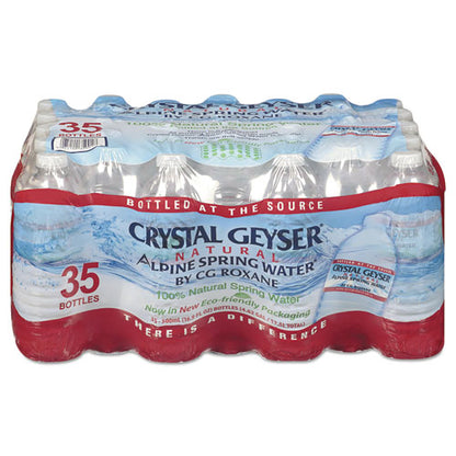 Crystal Geyser Alpine Spring Water 16.9 oz Bottle (35 Pack) 35001