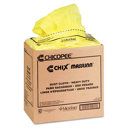 Chix Masslinn Dust Cloths, 24 x 24, Yellow, 50-Bag, 2 Bags-Carton 0911