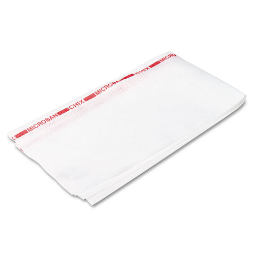 Chix Reusable Food Service Towels, Fabric, 13 x 24, White, 150-Carton 8250