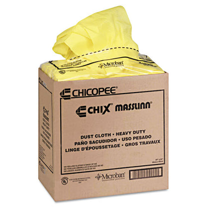 Chix Masslinn Dust Cloths, 24 x 24, Yellow, 150-Carton 8673