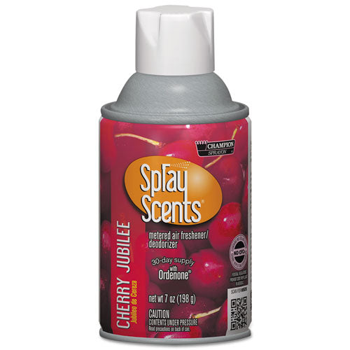 Chase Products SPRAYScents Metered Air Freshener Refill, Cherry Jubilee, 7 oz Aerosol Spray, 12-Carton 5181