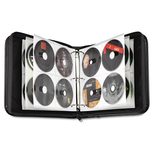 Case Logic CD-DVD Expandable Binder, Holds 208 Discs, Black 3200387